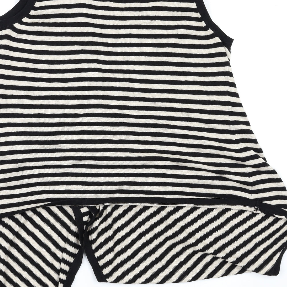 CC Womens Multicoloured Striped  Cardigan Jumper Size M