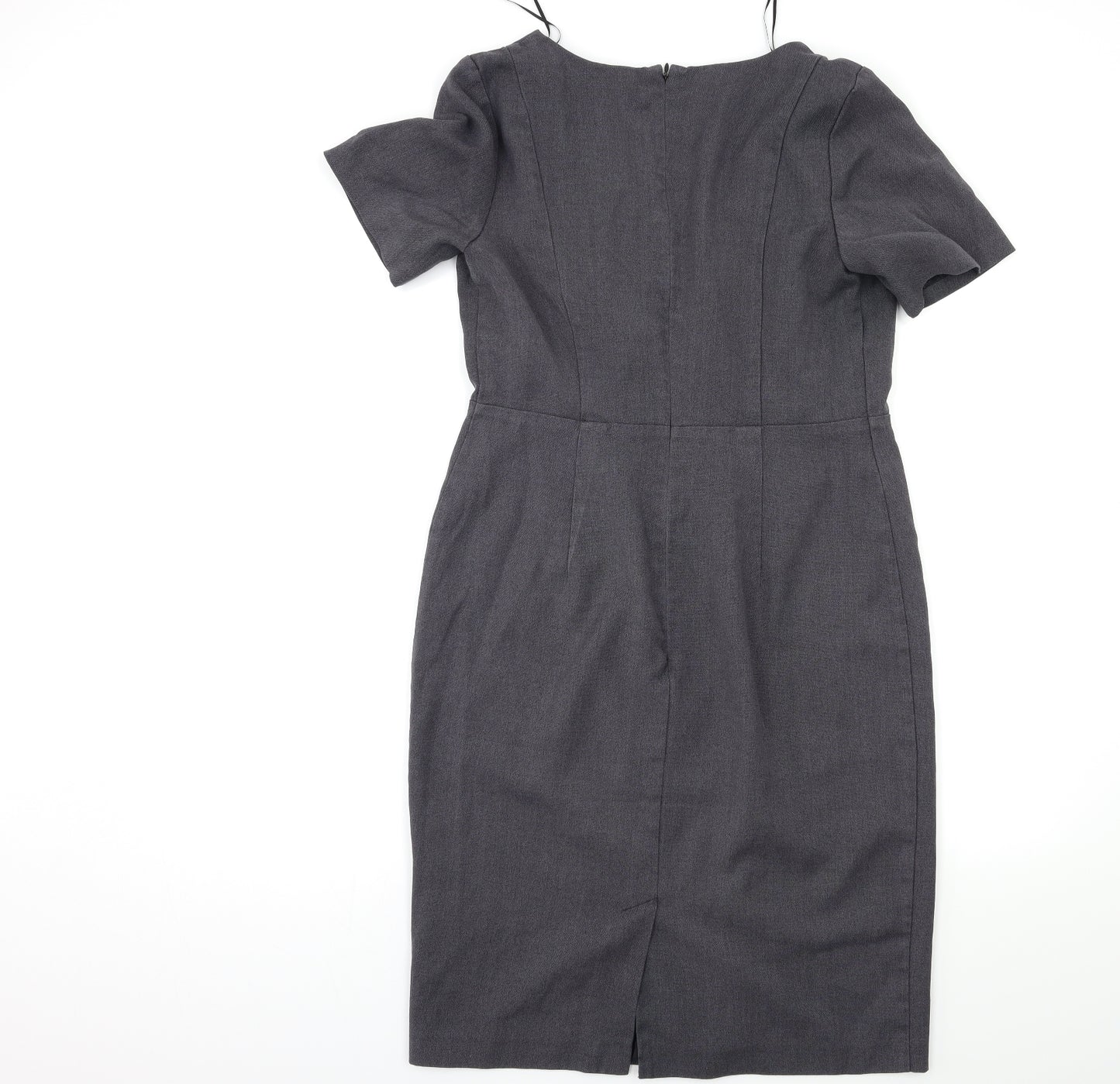 Papaya Womens Grey   Pencil Dress  Size 12