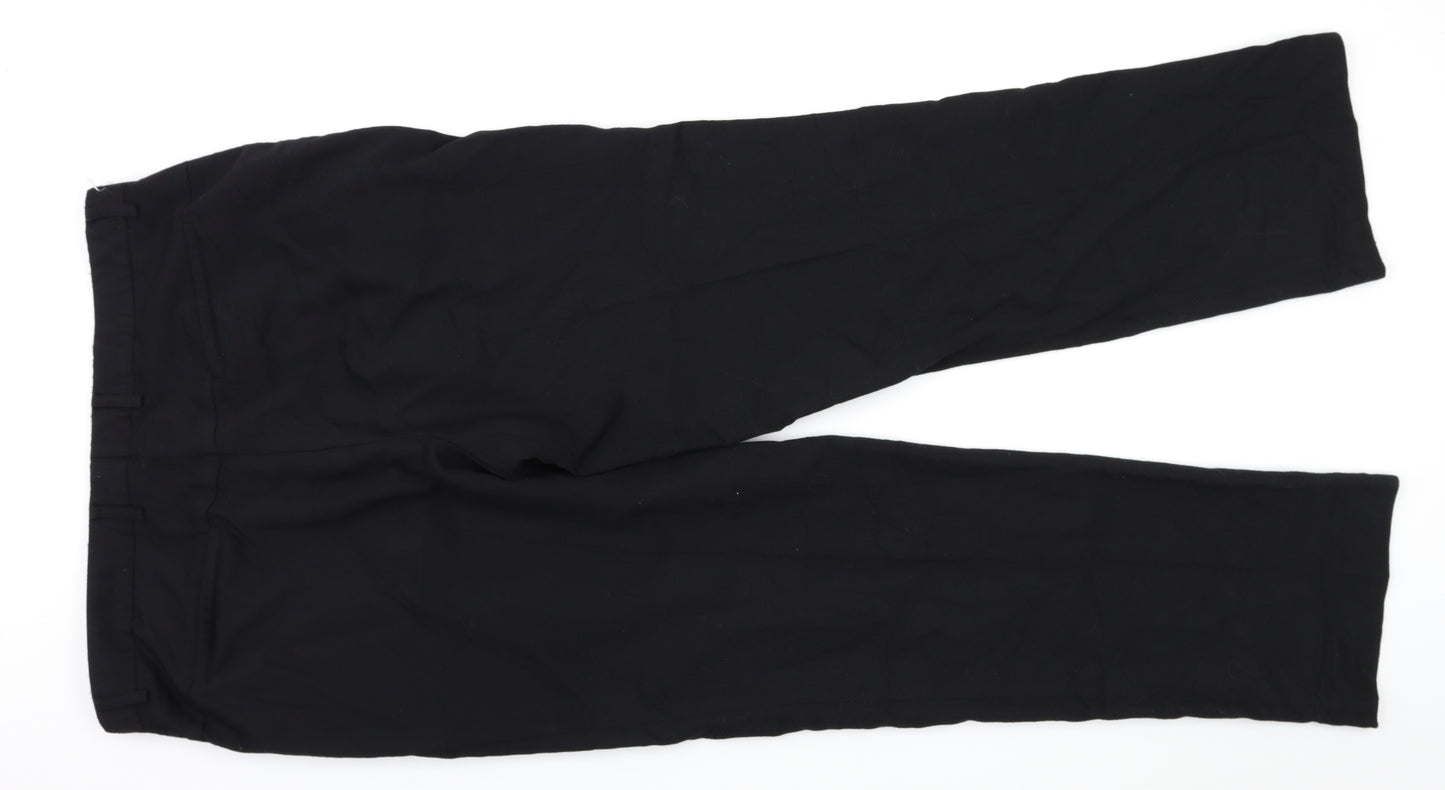 Autograph Mens Black   Dress Pants Trousers Size 38 L30 in