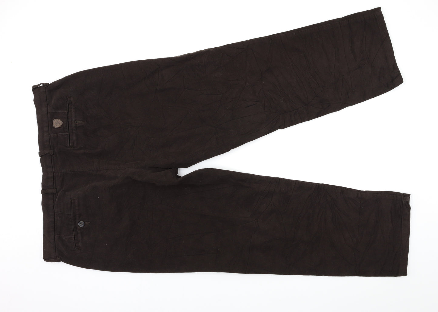 M&S Mens Brown   Trousers  Size 36 L28 in