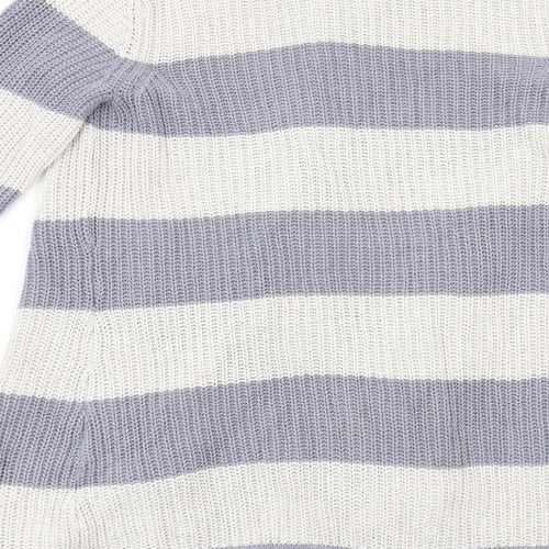 Marcel & madison Womens Multicoloured Striped  Cardigan Jumper Size M