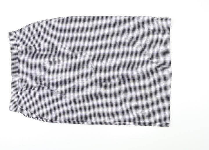 Gorray Womens Multicoloured Check Straight & Pencil Skirt Size M