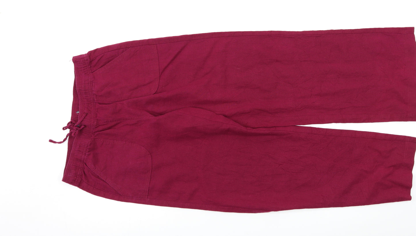Preworn Womens Purple   Trousers  Size 10 L25 in