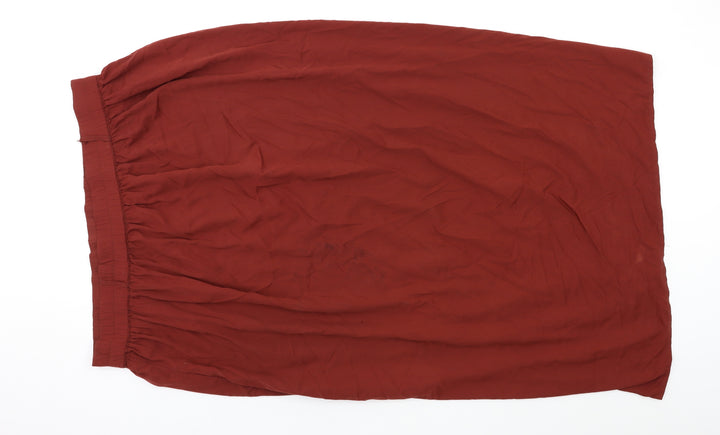 Atmoshere Womens Brown   A-Line Skirt Size 14