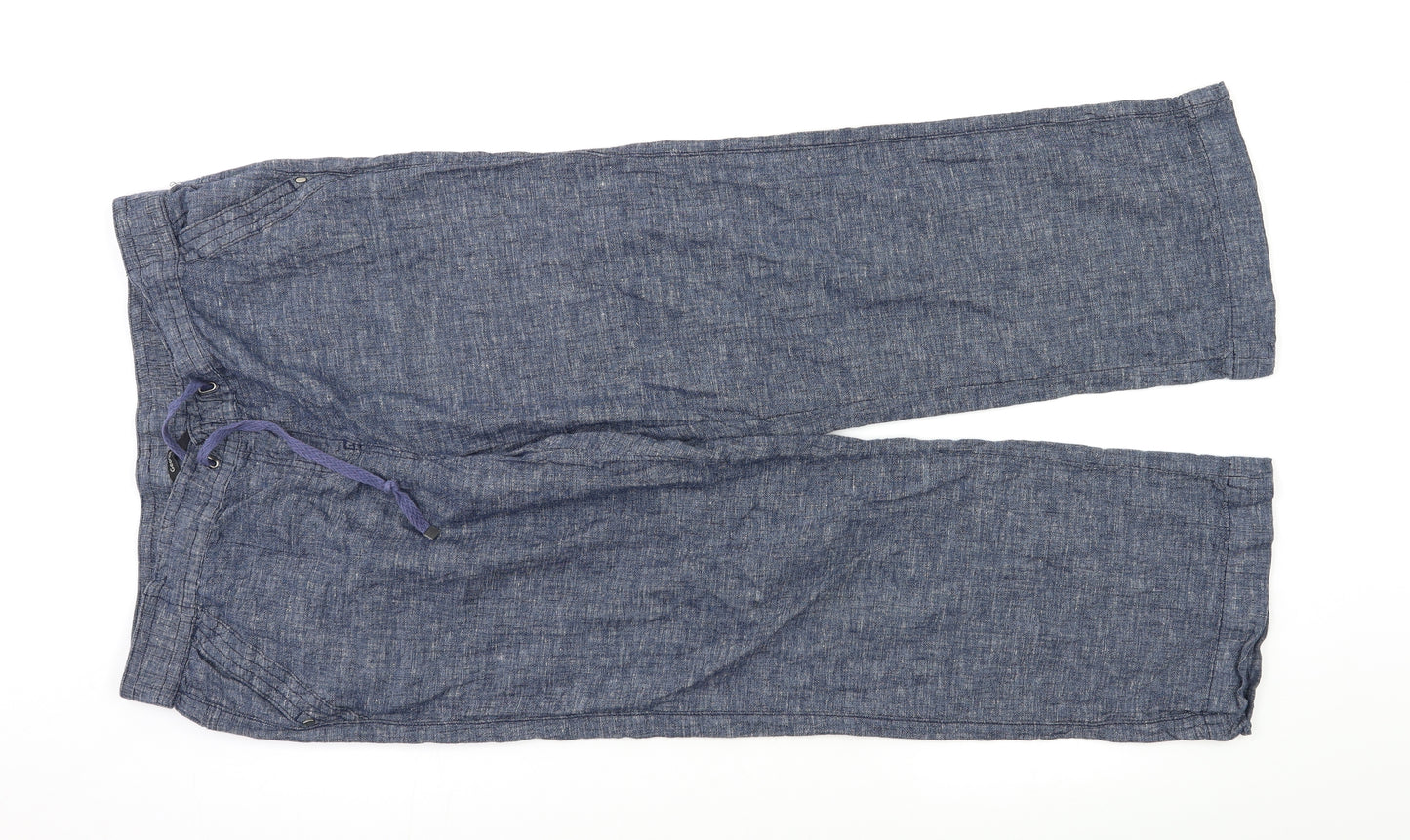 George Womens Blue   Trousers  Size 16 L27 in