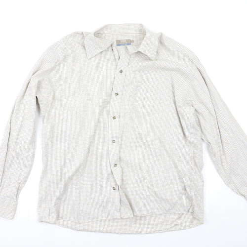 M&S Mens Multicoloured Camouflage   Button-Up Size 46