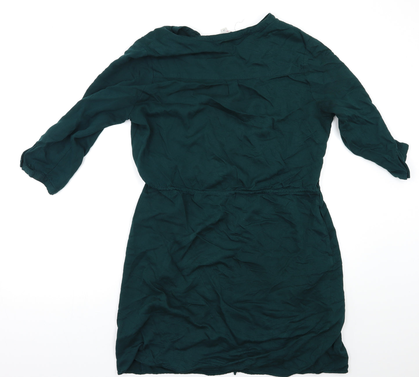 Crew Clothing Womens Green   Shirt Dress  Size 14