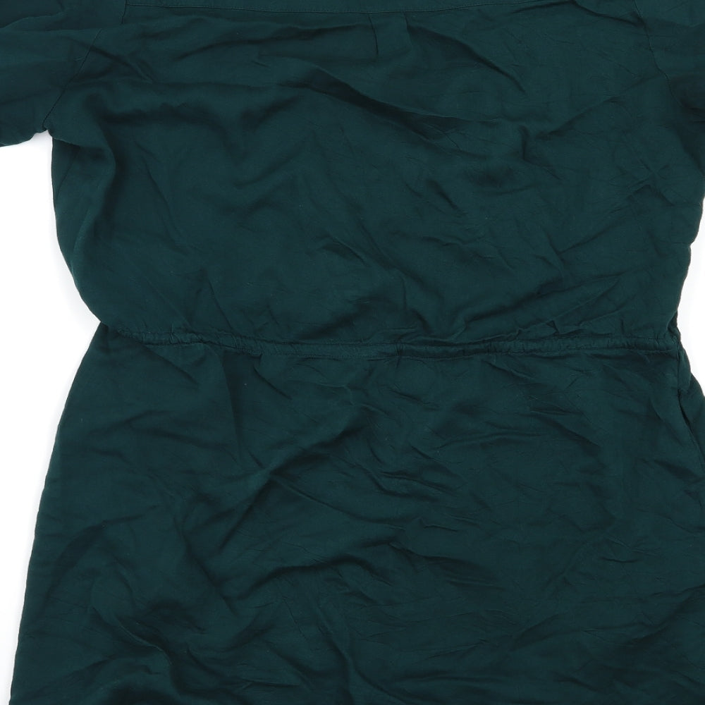 Crew Clothing Womens Green   Shirt Dress  Size 14
