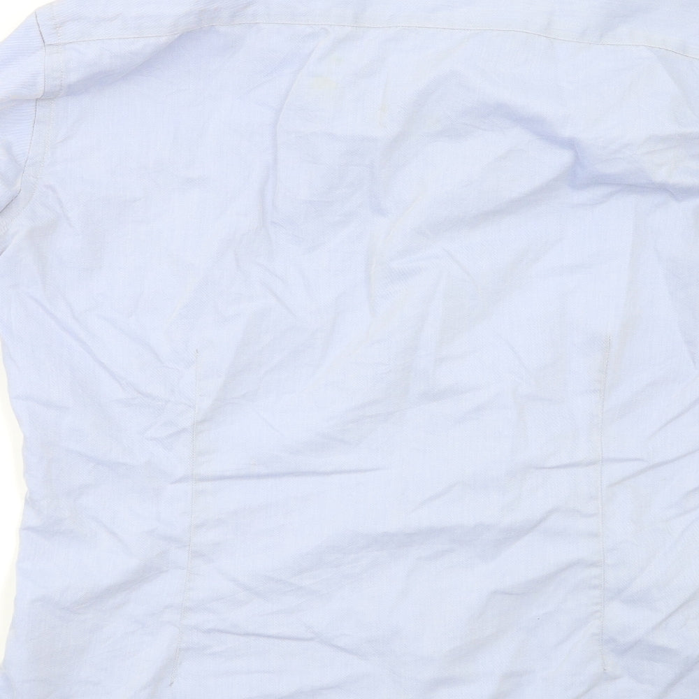 Kustom Kit Mens Blue    Dress Shirt Size M