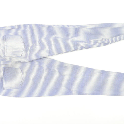 Primark Girls Blue Striped  Skinny Jeans Size 11-12 Years