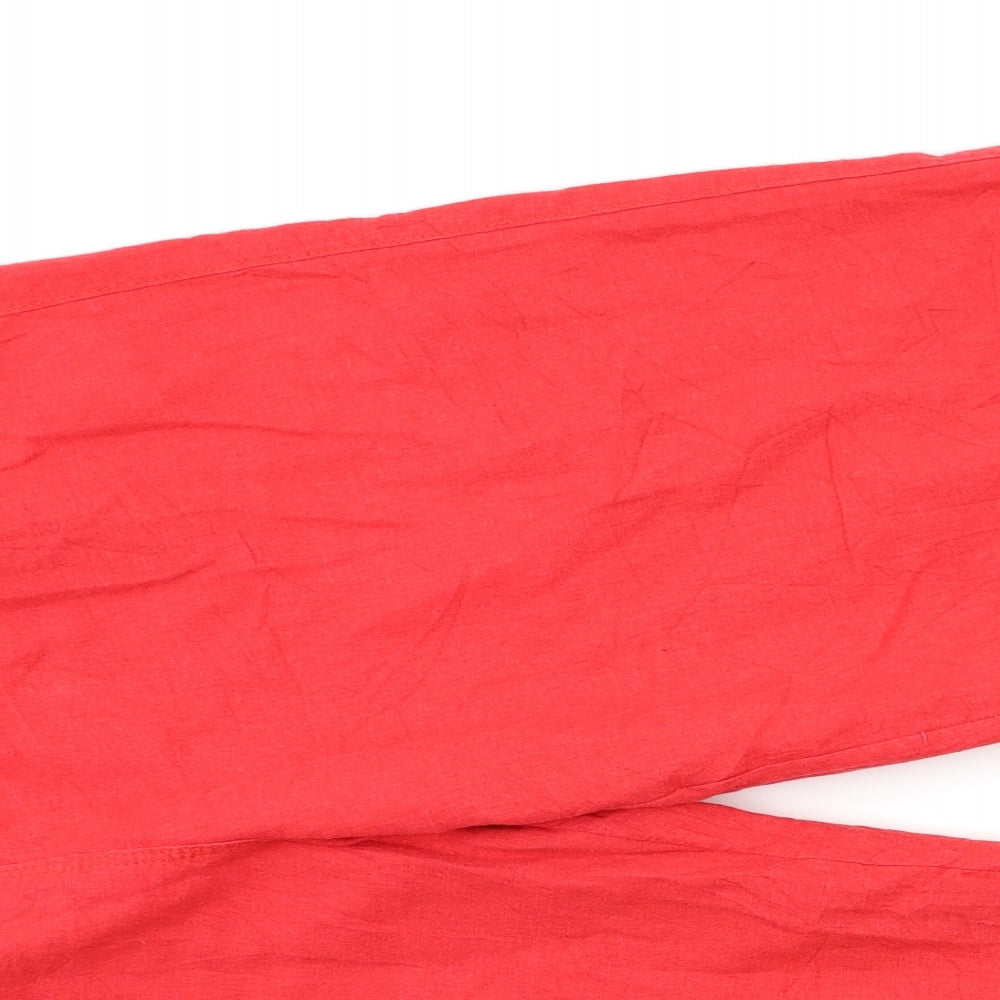 Nutmeg Womens Red   Trousers  Size 18 L20 in