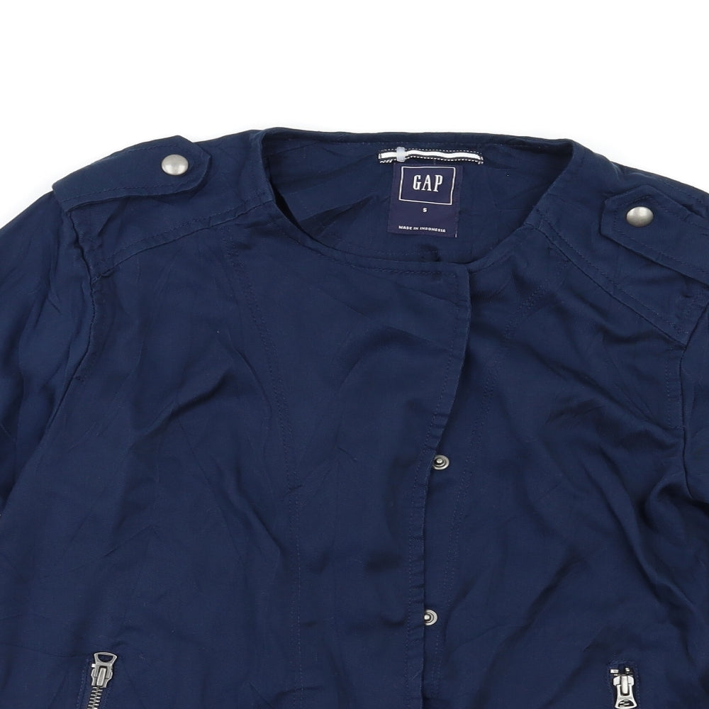 Gap Womens Blue   Jacket Coatigan Size S