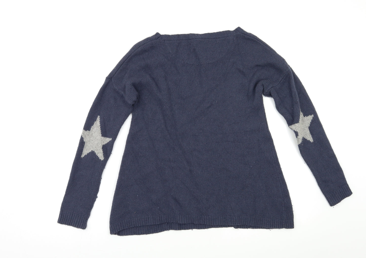 White Stuff Womens Blue   Pullover Jumper Size S