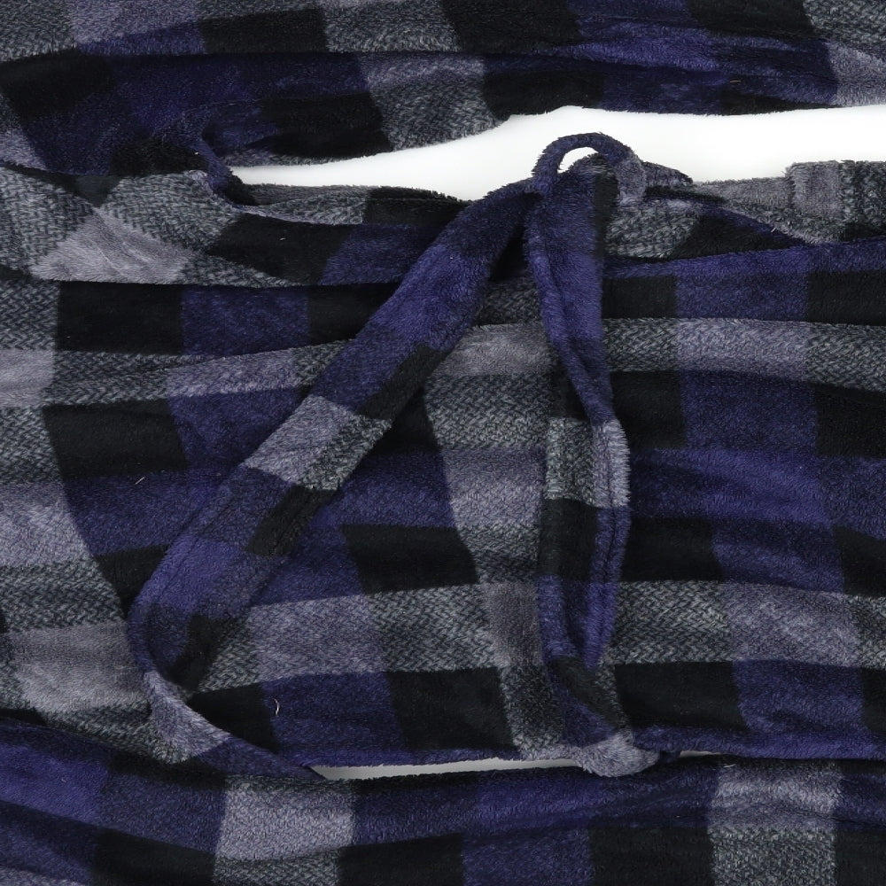 NEXT Mens Multicoloured Check   Robe Size L