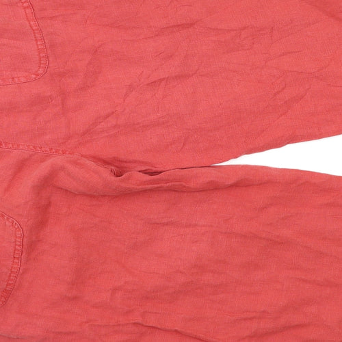 Preworn Womens Red   Capri Trousers Size XL