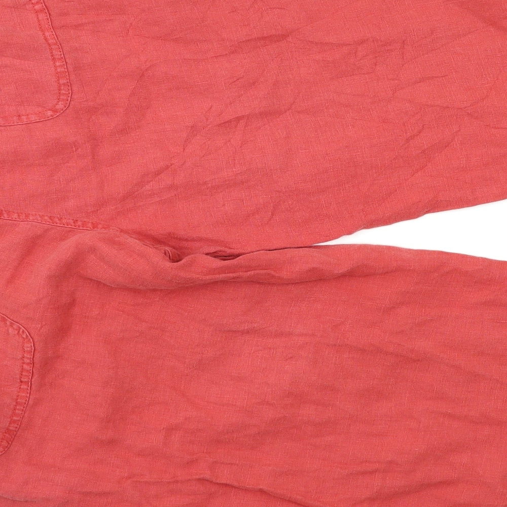 Preworn Womens Red   Capri Trousers Size XL
