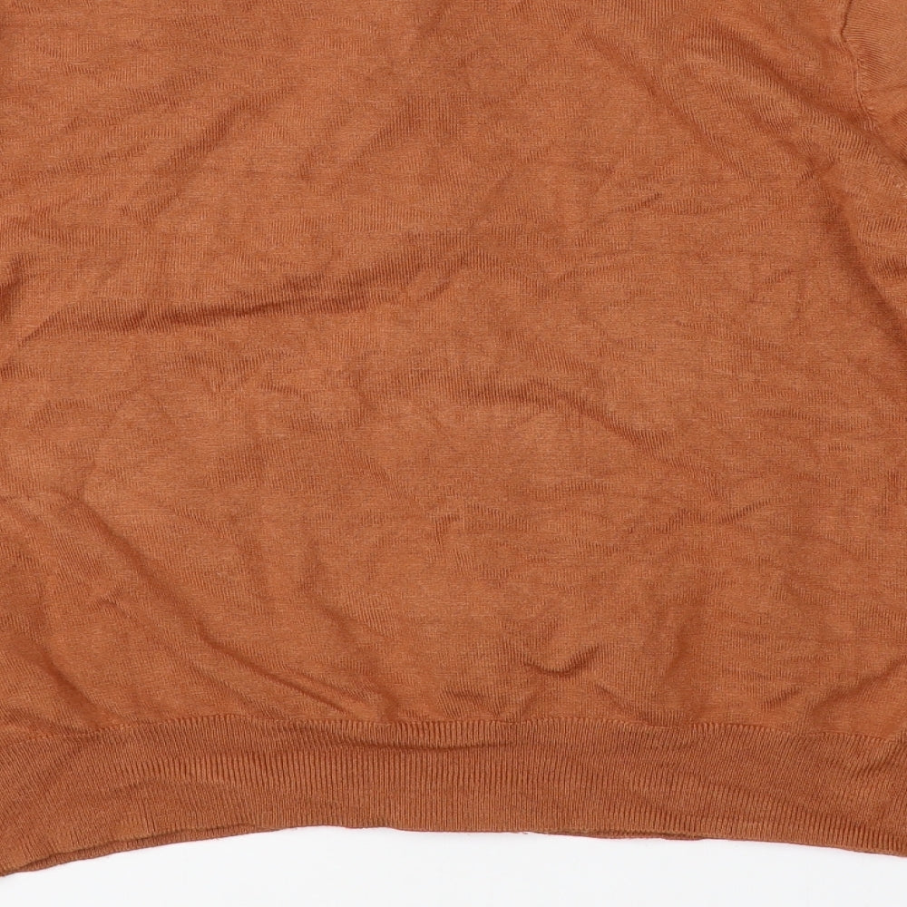 Marks & Spencer Womens Brown   Cardigan Jumper Size 18