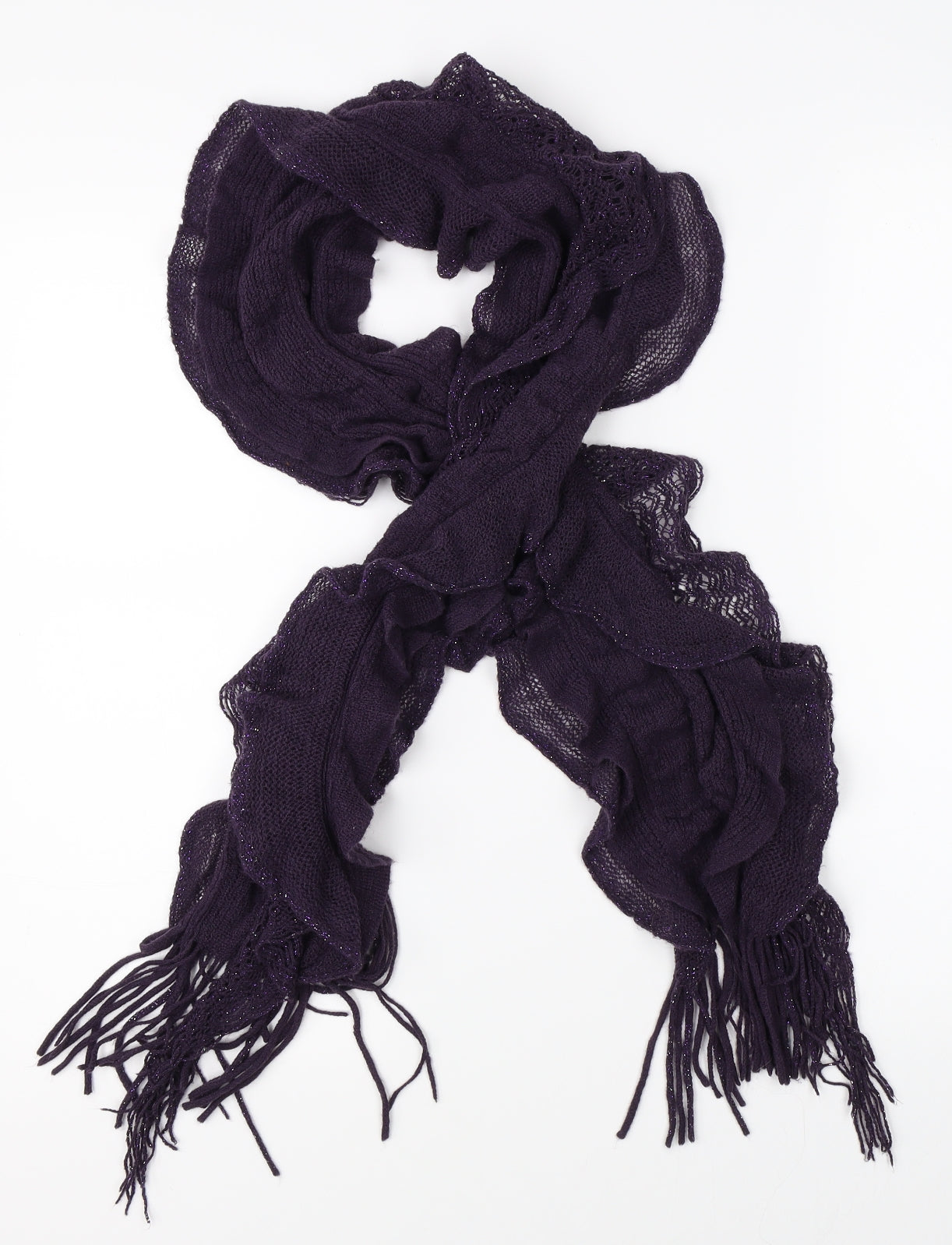 Preworn Womens Pink    Scarf