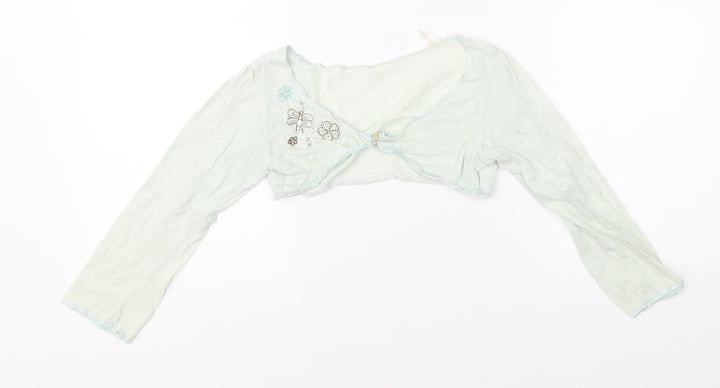 NEXT Girls Green Shrug Jumper Size 2-3 Years