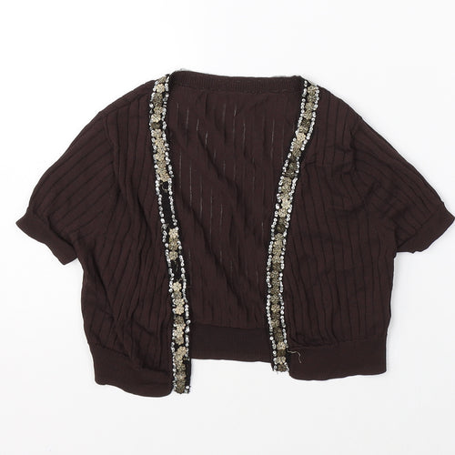 Clanline Girls Brown   Cape Jumper Size 12-13 Years