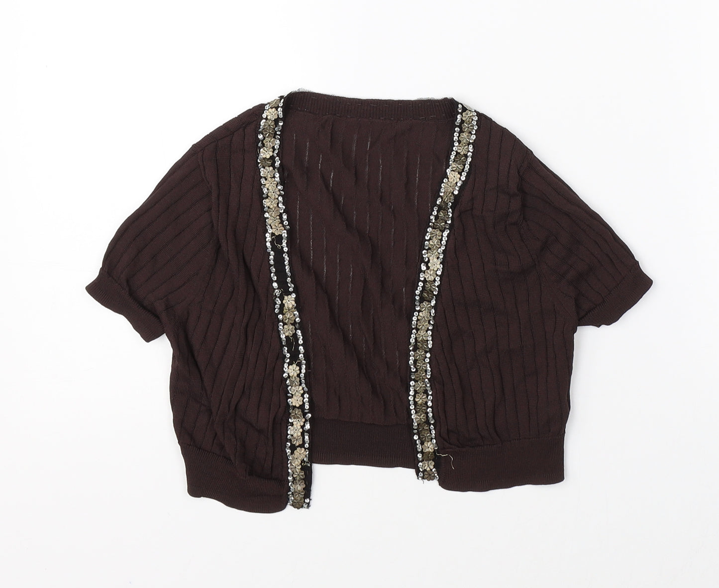Clanline Girls Brown   Cape Jumper Size 12-13 Years