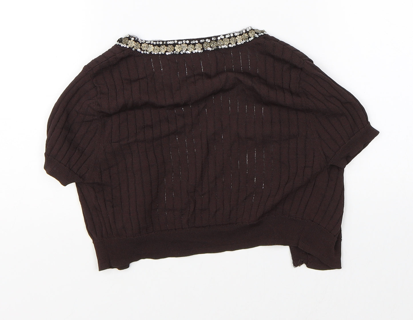 Clanline Girls Brown   Cape Jumper Size 12-13 Years