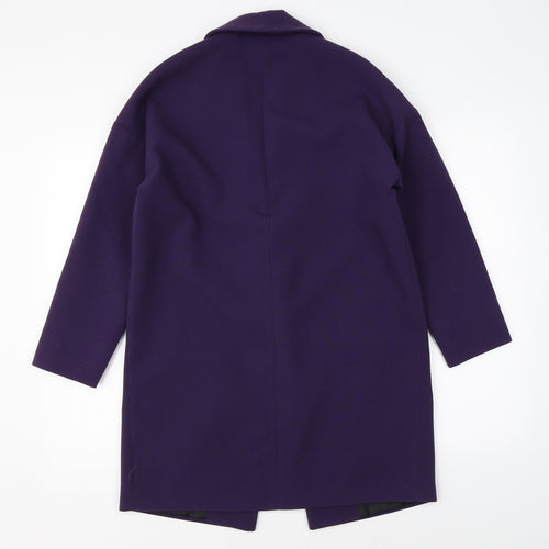 Dorothy Perkin Womens Purple   Overcoat Coat Size 8