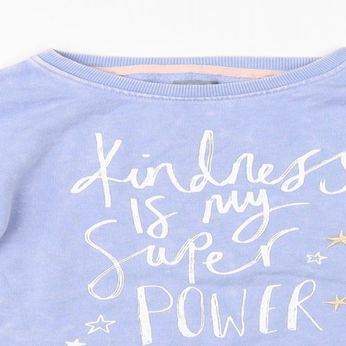 NEXT Girls Blue   Pullover Jumper Size 10 Years