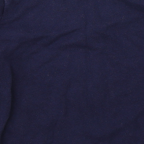 H&M Girls Blue Polka Dot  Pullover Jumper Size 5-6 Years