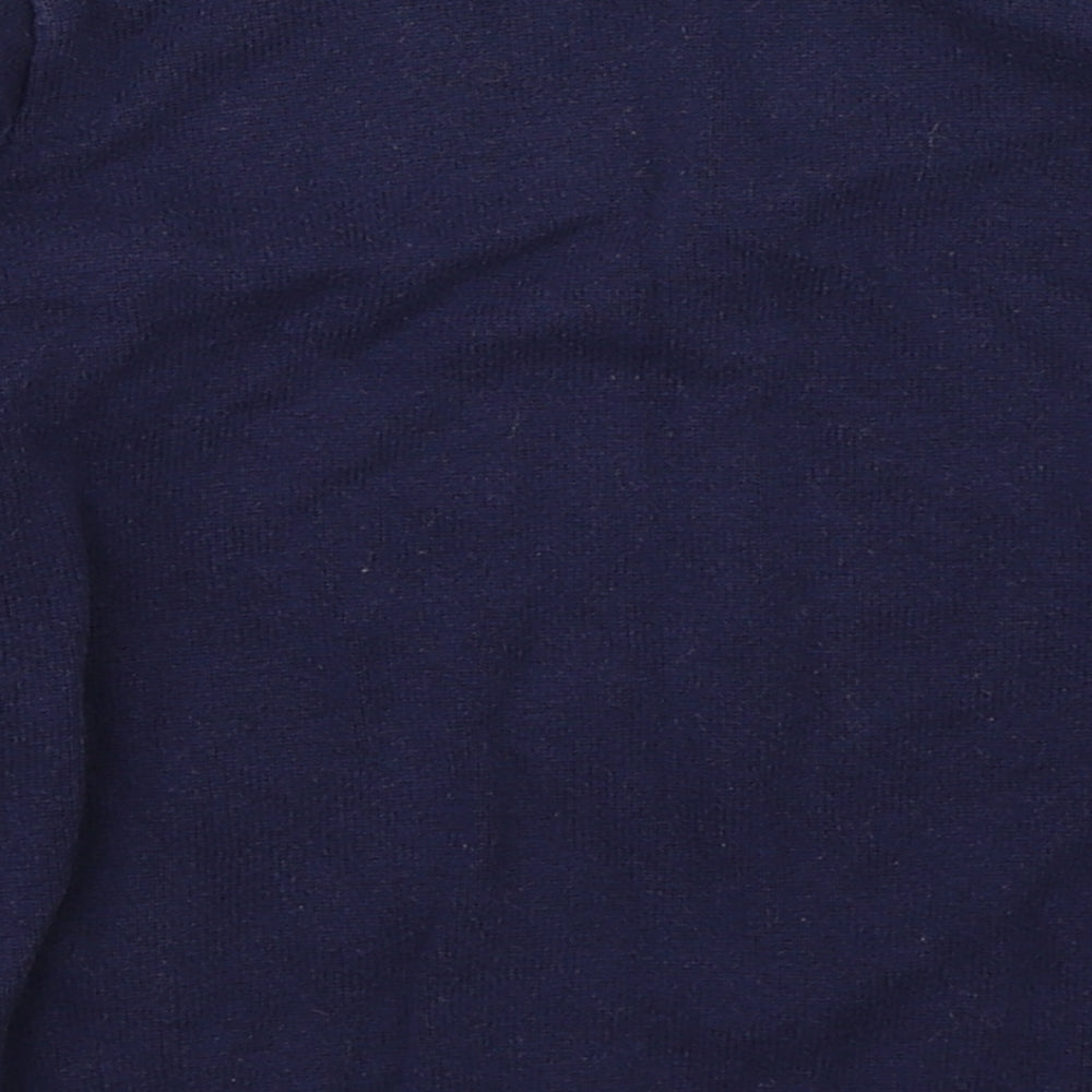 H&M Girls Blue Polka Dot  Pullover Jumper Size 5-6 Years