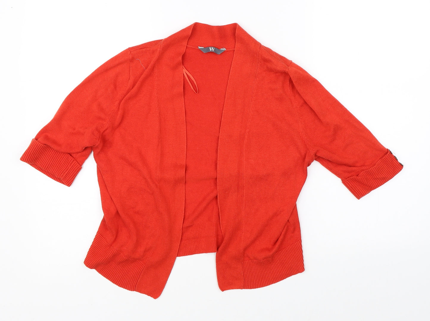 BHS Womens Red   Cardigan Jumper Size 10