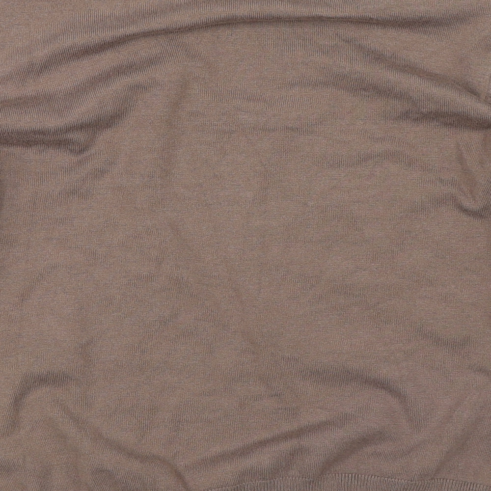Marks & Spencer Womens Brown   Pullover Jumper Size 14