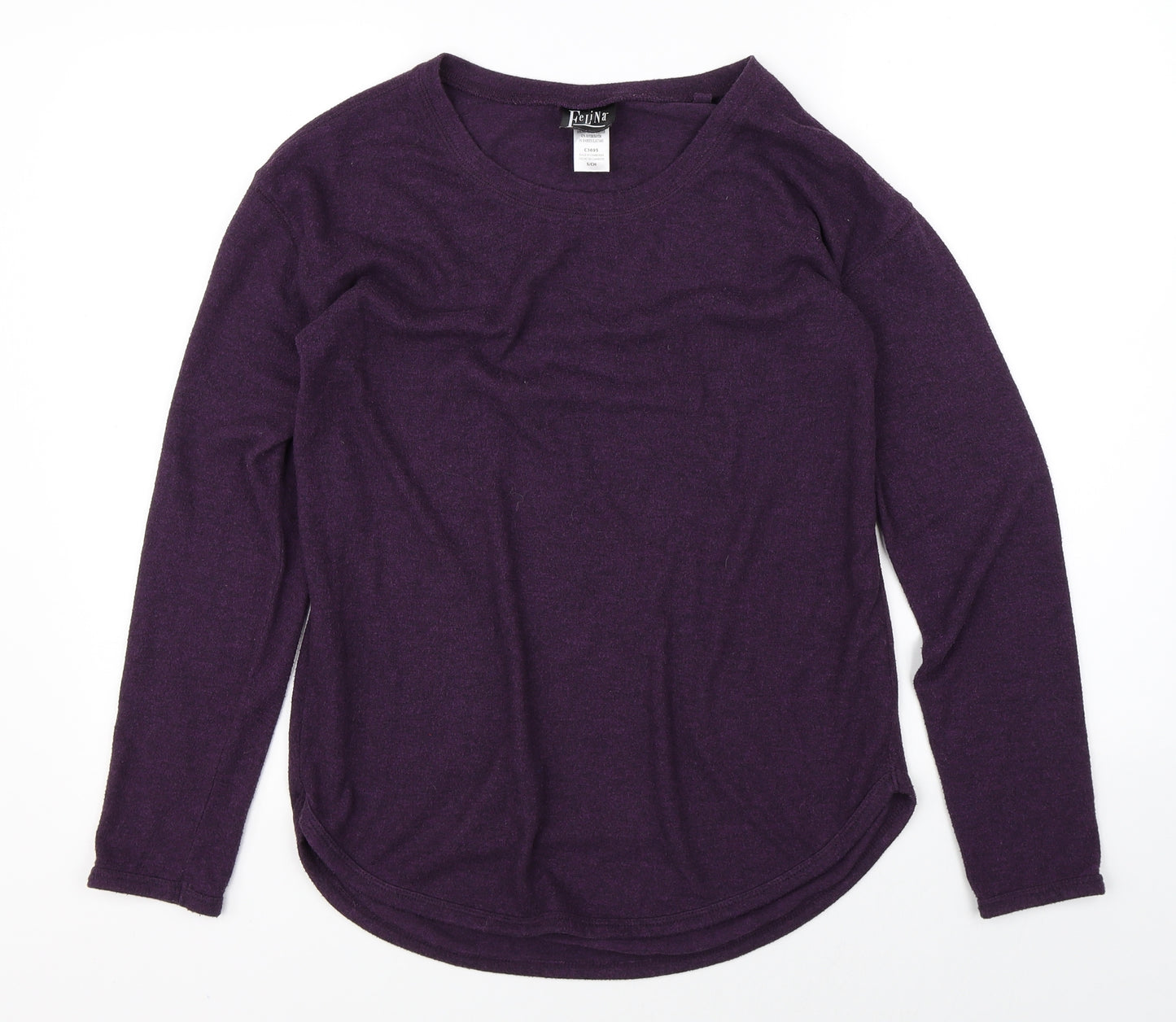 Felina Womens Purple   Pullover Jumper Size S