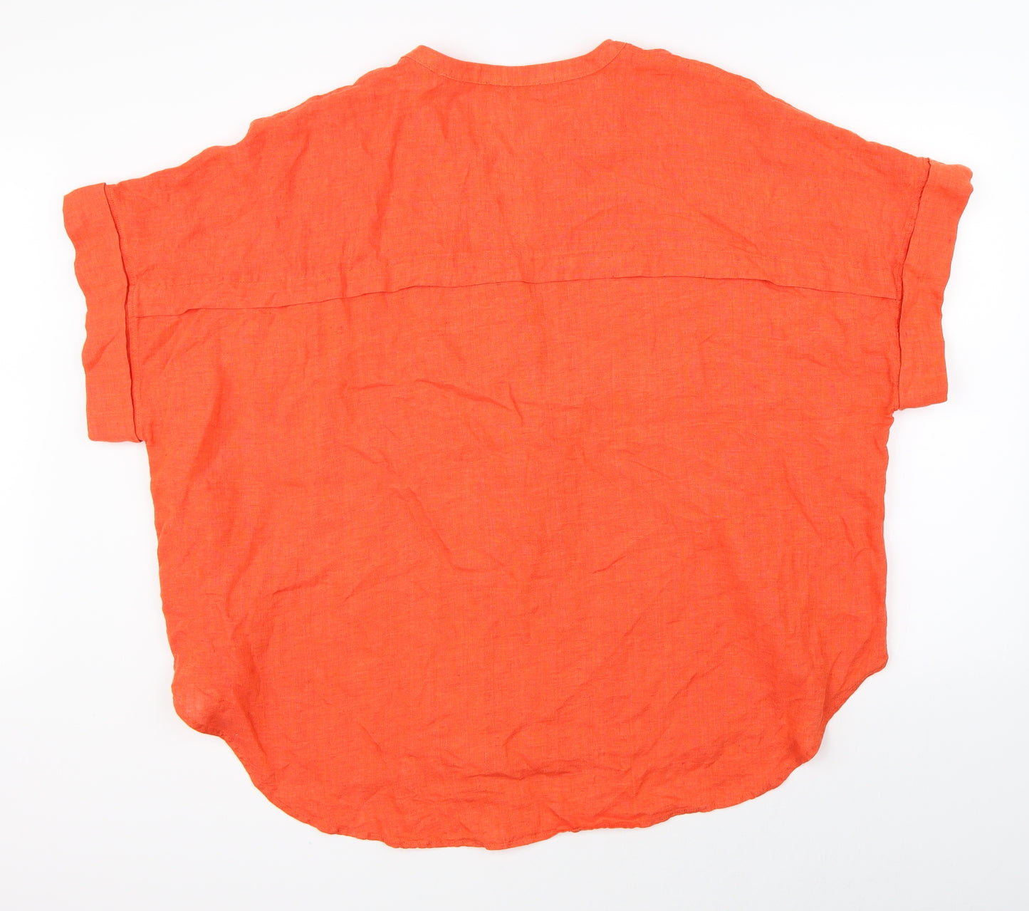 Marks & Spencer Womens Orange   Basic Blouse Size 24