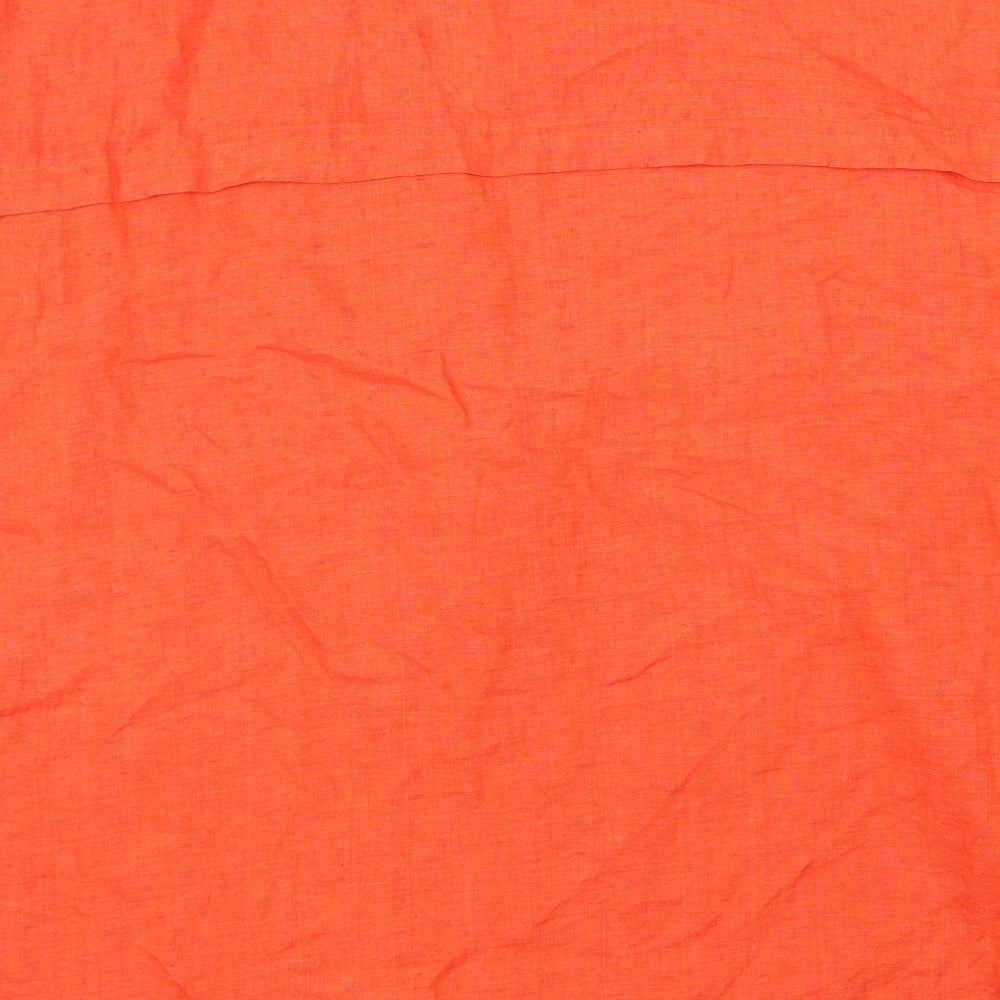 Marks & Spencer Womens Orange   Basic Blouse Size 24