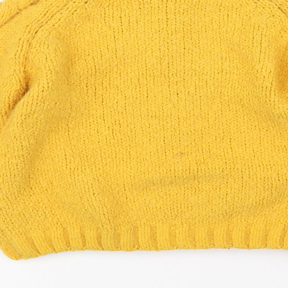 Primark Girls Yellow   Pullover Jumper Size 10-11 Years