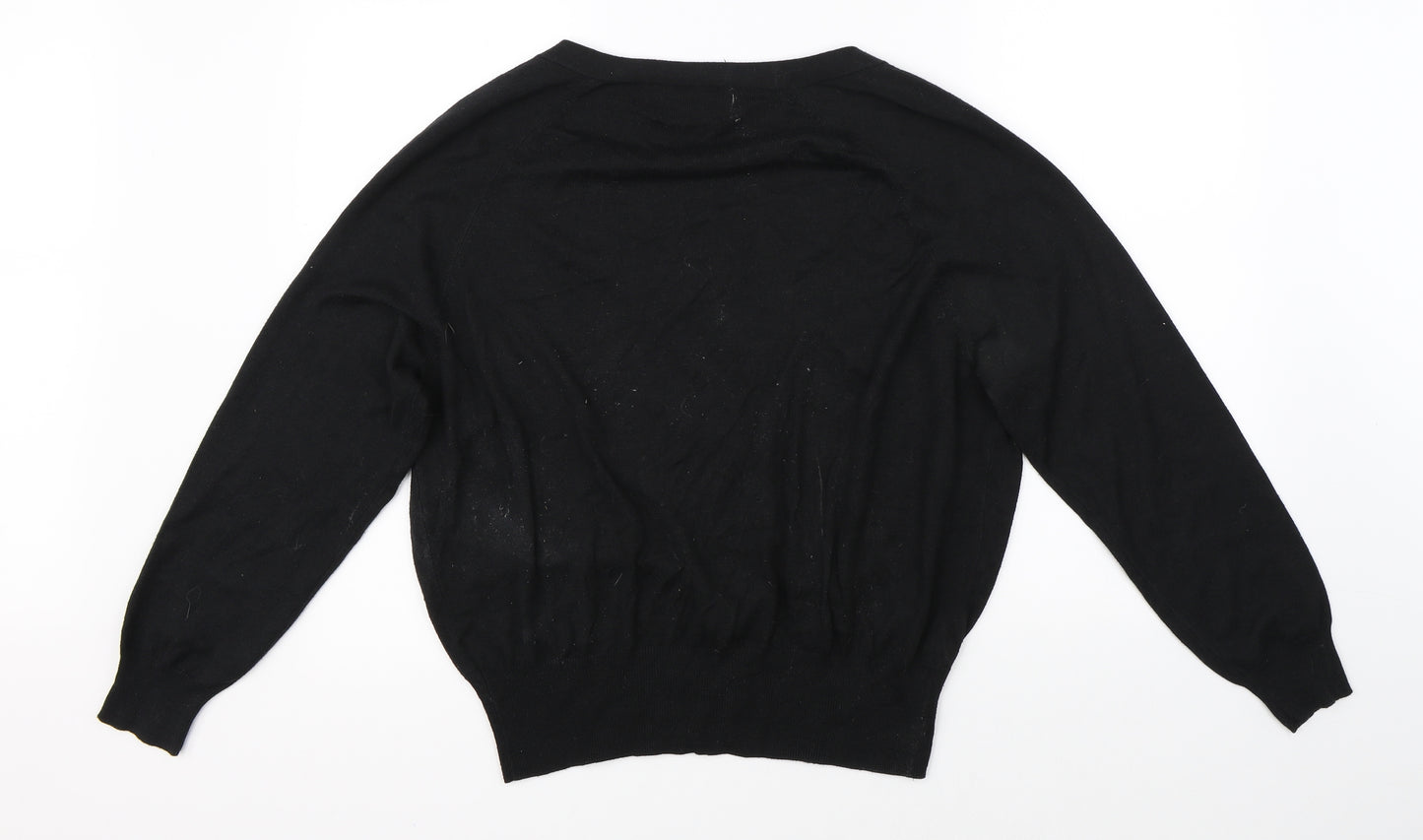 Illustrated People Womens Black   Cardigan Jumper Size M