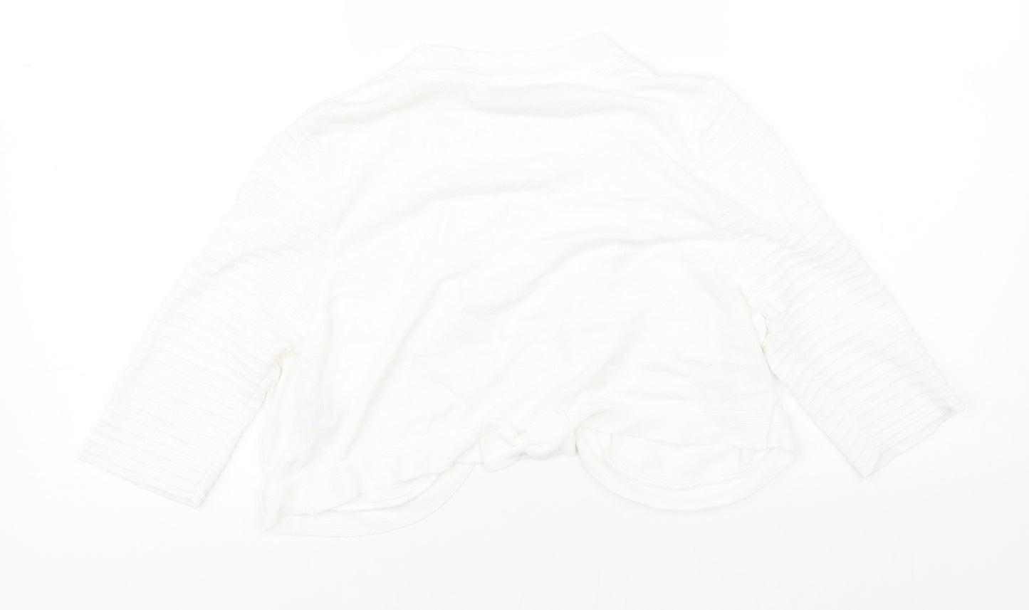 Per Una Womens White   Cardigan Jumper Size 12