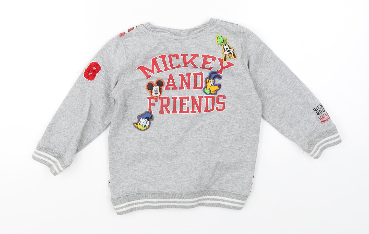 Disney Baby Grey   Pullover Jumper Size 18-24 Months  - disney