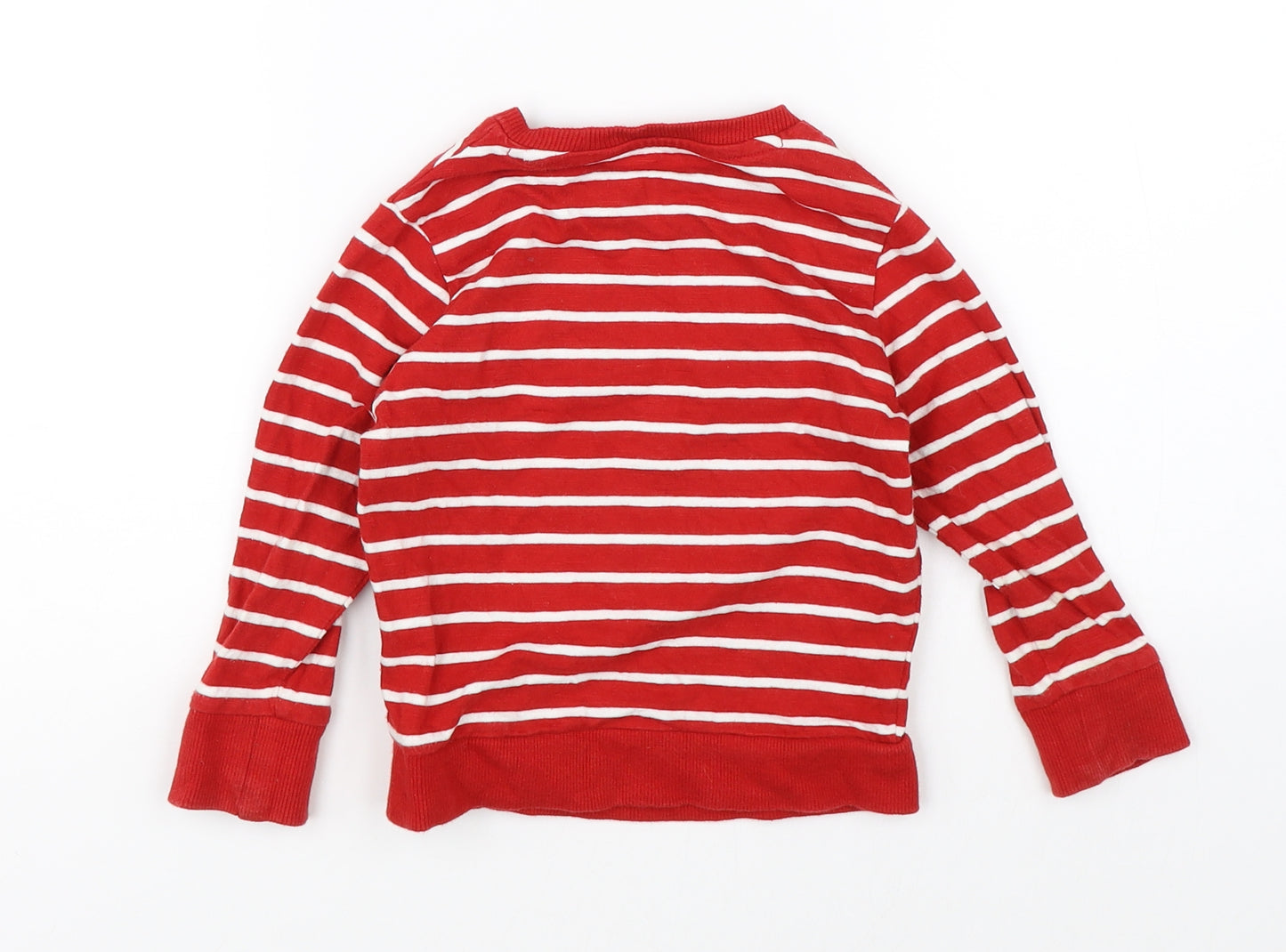NEXT Baby Red Striped  Pullover Jumper Size 18-24 Months  - Christmas