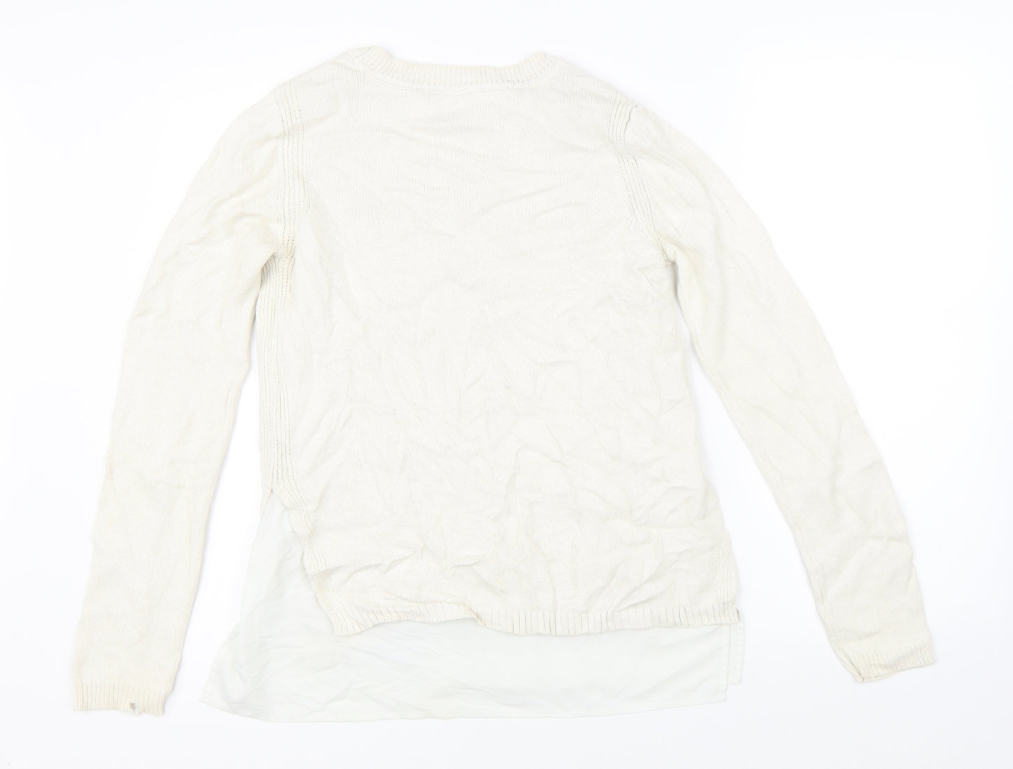 Just Jeans Womens White   Pullover Jumper Size XS