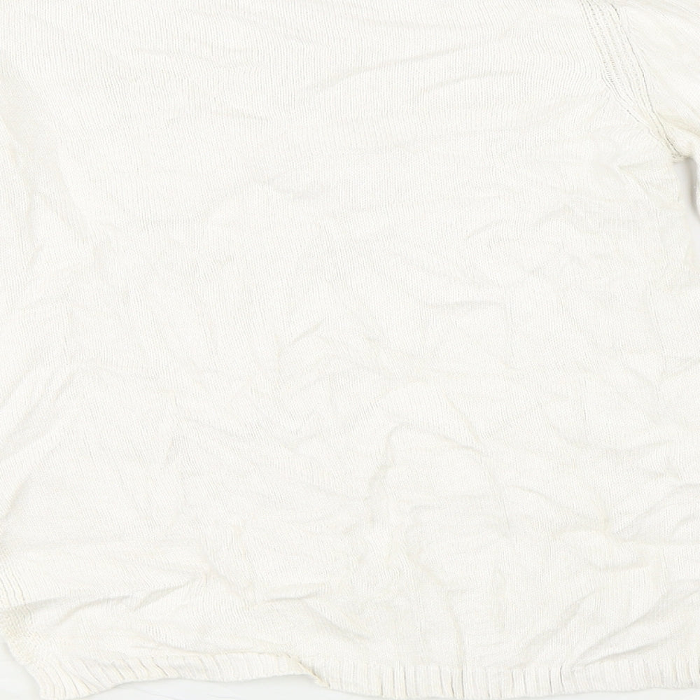 Just Jeans Womens White   Pullover Jumper Size XS