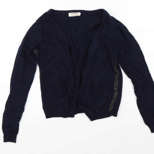 nice things Girls Blue   Cardigan Jumper Size 10 Years