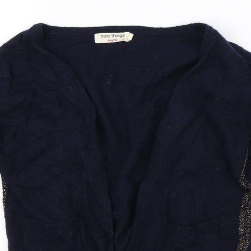 nice things Girls Blue   Cardigan Jumper Size 10 Years