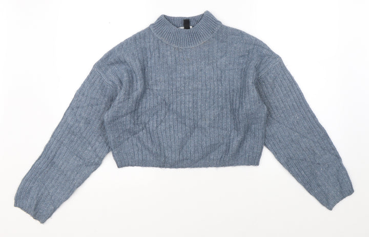 New Look Girls Blue  Knit Shrug Jumper Size 12-13 Years
