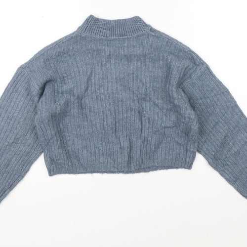 New Look Girls Blue  Knit Shrug Jumper Size 12-13 Years