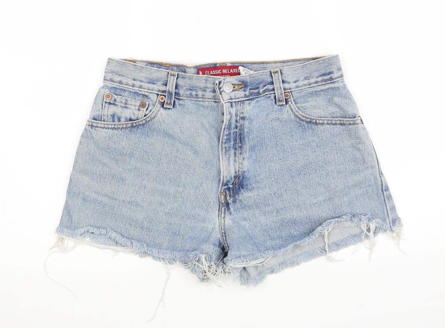 Levis Womens Blue   Hot Pants Shorts Size 10