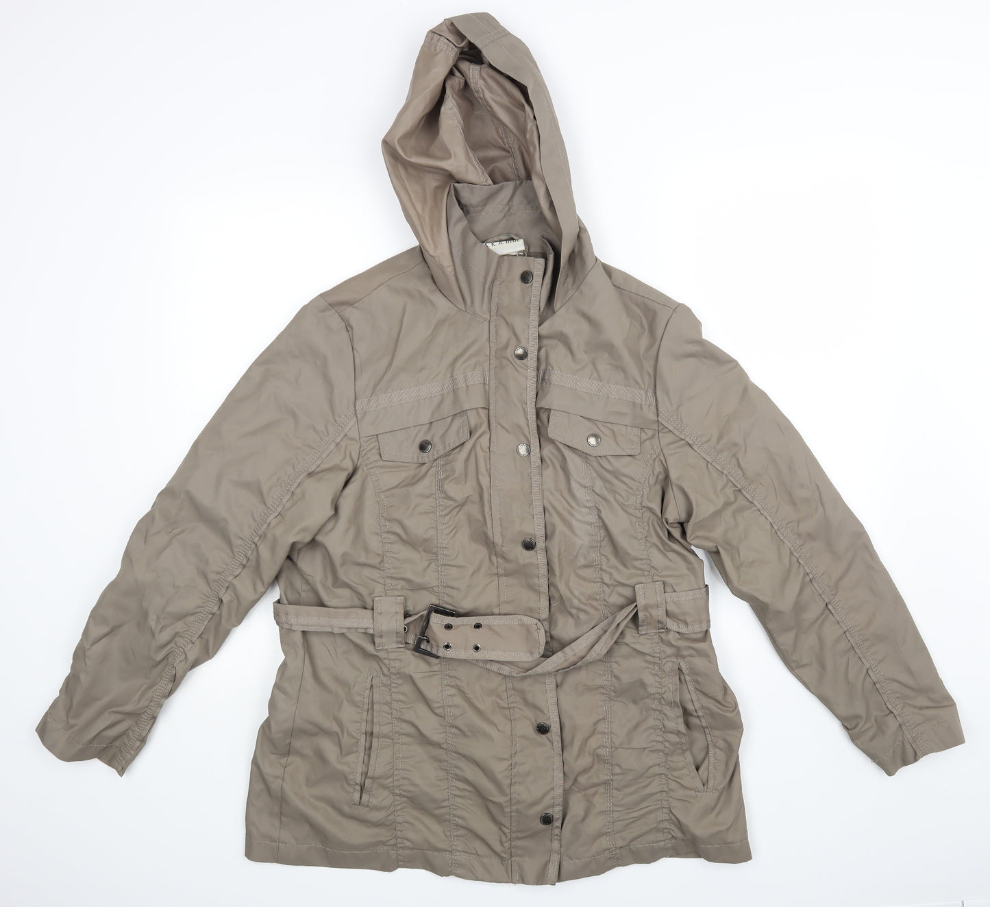 AKA Blue Womens Green   Jacket Coat