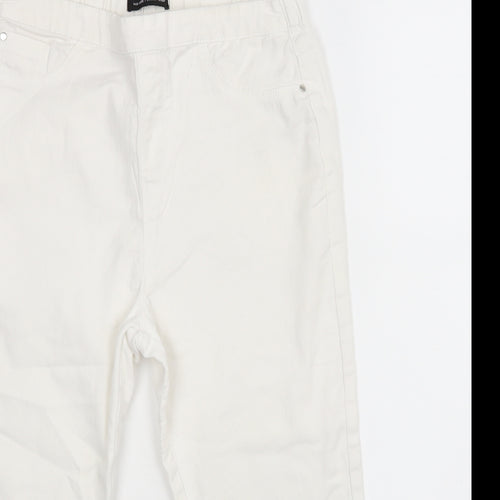 KATE Womens White   Skinny Jeans Size 12 L20 in - Cropped