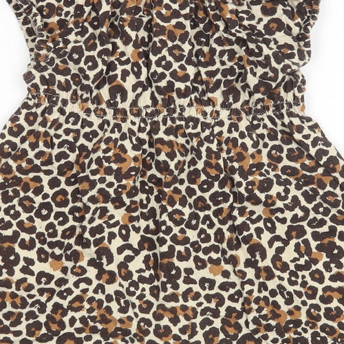 H&M Baby Brown Animal Print  A-Line  Size 12-18 Months